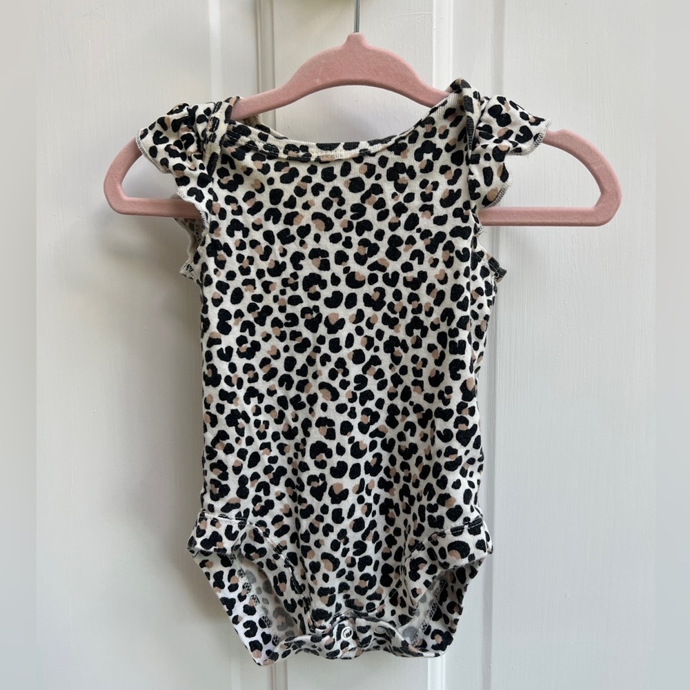 Children’s Place Baby Bundles 0-3M Girls Leopard One Piece Bodysuit
